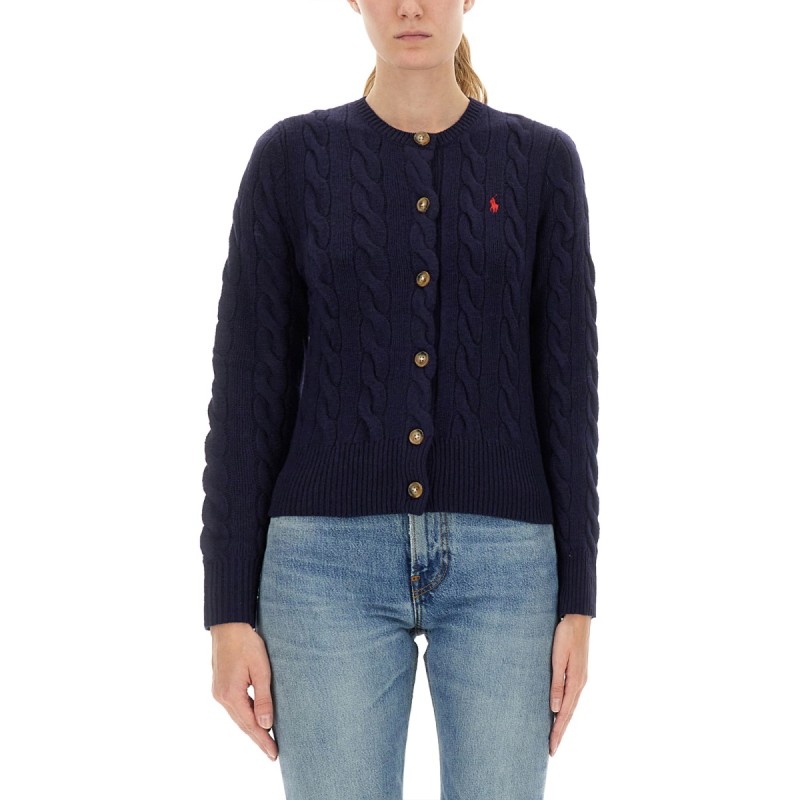CABLE-KNIT CARDIGAN