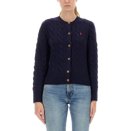 CABLE-KNIT CARDIGAN