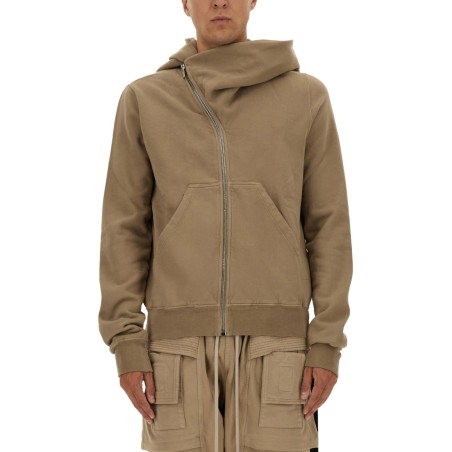 ASYMMETRICAL ZIPPER SWEATSHIRT