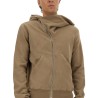 ASYMMETRICAL ZIPPER SWEATSHIRT