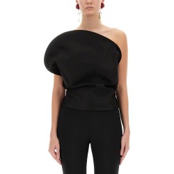SCULPTURAL BUSTIER TOP