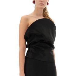 SCULPTURAL BUSTIER TOP