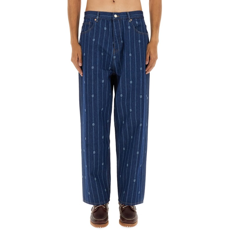 "LE JEAN BAGGY MONOGRAMME" PANTS