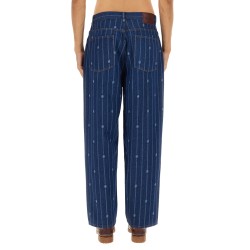 "LE JEAN BAGGY MONOGRAMME" PANTS