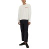 SWEATSHIRT WITH LOGO PATCH