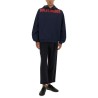 SWEATSHIRT WITH MAXI LOGO PRINT