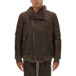 LEATHER BOMBER JACKET