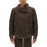 LEATHER BOMBER JACKET