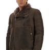 LEATHER BOMBER JACKET