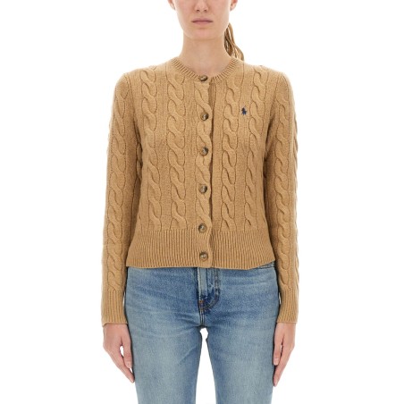 CABLE-KNIT CARDIGAN