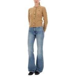 CABLE-KNIT CARDIGAN