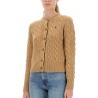 CABLE-KNIT CARDIGAN