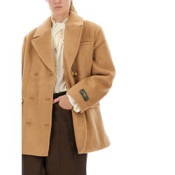 DOUBLE-BREASTED WOOL BLAZER