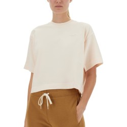 T-SHIRT WITH MATCHING LOGO