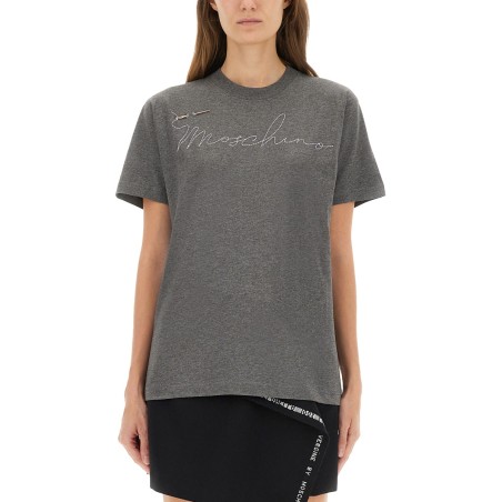 T-SHIRT WITH EMBROIDERED LOGO