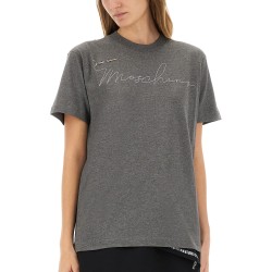 T-SHIRT WITH EMBROIDERED LOGO