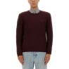 WOOL AND CASHMERE CABLE KNIT SWEATER