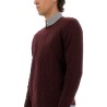 WOOL AND CASHMERE CABLE KNIT SWEATER
