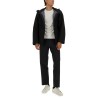 JACKET WITH FOLDABLE HOOD