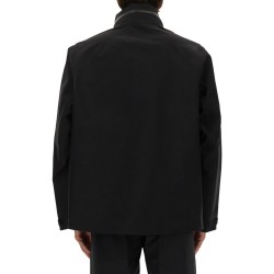 JACKET WITH FOLDABLE HOOD