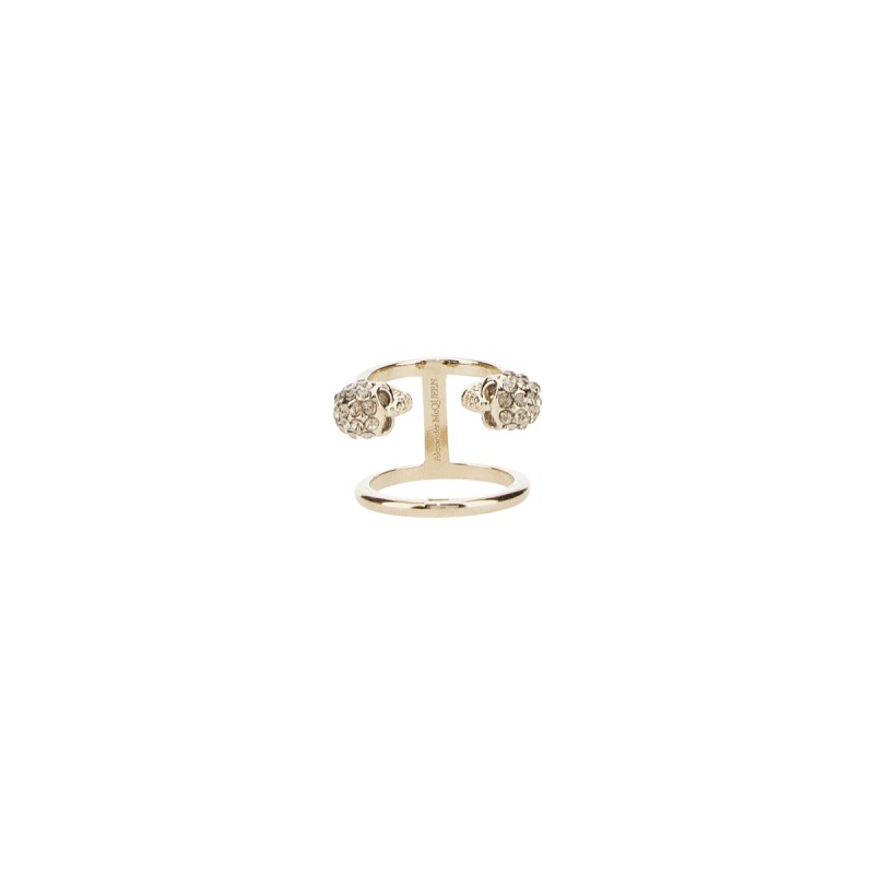 ANELLO DOPPIO TWIN SKULL