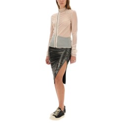 DRAPED MIDI SKIRT