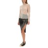 DRAPED MIDI SKIRT