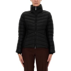 DOWN JACKET WITH KNITTED CUFFS