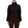 DOWN JACKET WITH KNITTED CUFFS