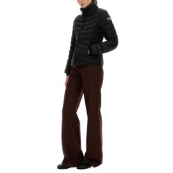 DOWN JACKET WITH KNITTED CUFFS