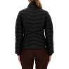 DOWN JACKET WITH KNITTED CUFFS