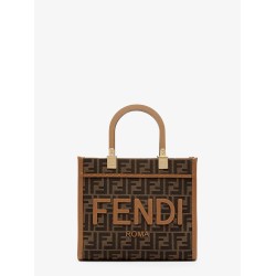 Fendi Sunshine Small jacquard FF fabric shoulder bag