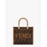 Fendi Sunshine Small jacquard FF fabric shoulder bag