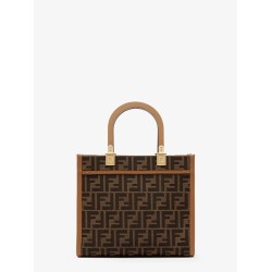 Fendi Sunshine Small jacquard FF fabric shoulder bag
