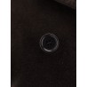 Double-breasted velvet blazer
