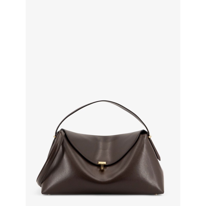 T-Lock leather shoulder bag