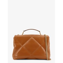 Kira metelassé leather shoulder bag