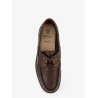 Leather loafers with Monili detail