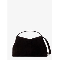 T-Lock suede leather shoulder bag