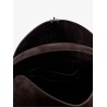 T-Lock suede leather shoulder bag