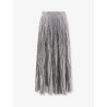Crinkled Plissé cotton skirt