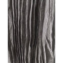 Crinkled Plissé cotton skirt