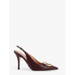 Sara 95 leather slingback pumps