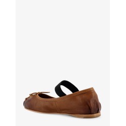 Leather ballerinas