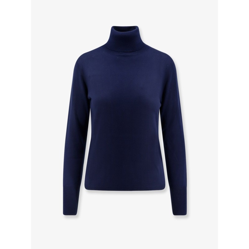 Virgin wool turtleneck sweater