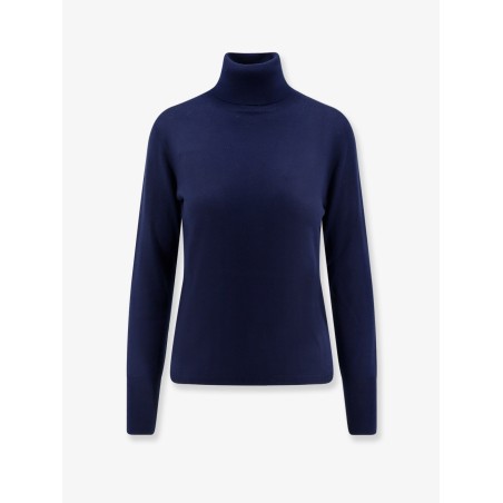 Virgin wool turtleneck sweater