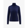 Virgin wool turtleneck sweater