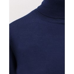 Virgin wool turtleneck sweater