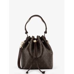 T Monogram Coated Canvas Bucket Bag
