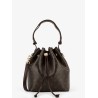 T Monogram Coated Canvas Bucket Bag